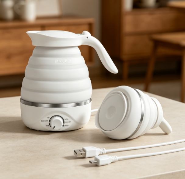 29 Foldable Travel Electric Water Kettle - Image 1