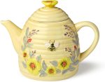 Glass Water Kettle with Bamboo Lid - Image 2