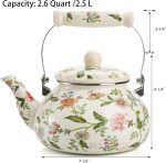 Enamel Whistling Water Kettle - Image 2