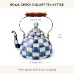 Enamel Steel Whistling Water Kettle - Image 2